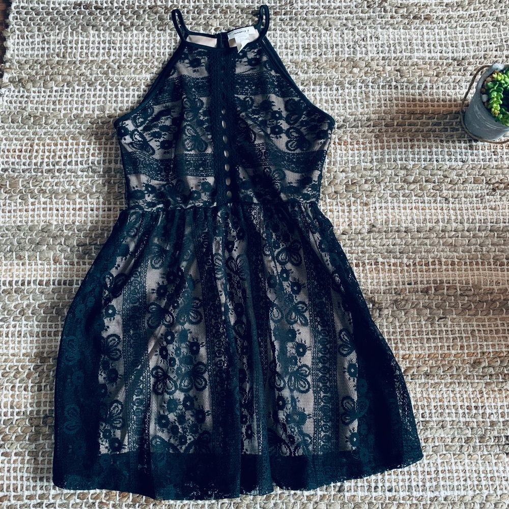 Black cocktail dress